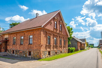 Naklejka premium Varnja Village view. Estonia