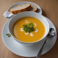 Erbsensuppe. Generative AI Technologie