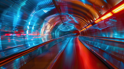 Fototapeta premium Accelerator showcasing speed and motion
