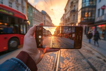 take photos of London buses with your smartphone