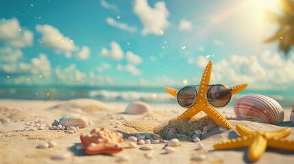 Summer Vacation Fun Holiday Relaxation Break Concept. Summer day background concept. copy space