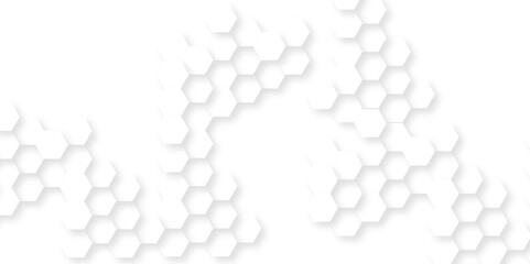 Abstract background with hexagons modern mesh cell. Abstract honeycomb cell hexagon background. Hexagon business geometric grid tile element. Technology futuristic hexagon metal texture.