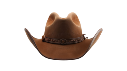 Cowboy hat, western, on white background, png transparent