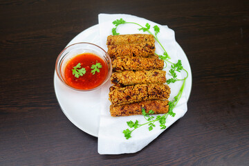 Indulge in Shrimp-Stuffed Potato Fingers, a Delicious Fusion of Seafood and Creamy Potatoes, Perfect for Savory Snacking