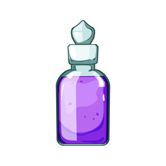 alchemy potion bottle cartoon. love poison, halloween alchemist, jar game alchemy potion bottle sign. isolated symbol vector illustration