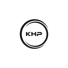 KHP et ,KHP logo. K H P design. White KHP letter. KHP, K H P letter logo design. Initial letter KHP letter logo set, linked circle uppercase monogram logo. K H P letter logo vector design.	