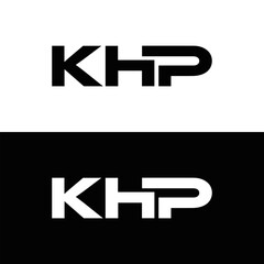 KHP et ,KHP logo. K H P design. White KHP letter. KHP, K H P letter logo design. Initial letter KHP letter logo set, linked circle uppercase monogram logo. K H P letter logo vector design.	