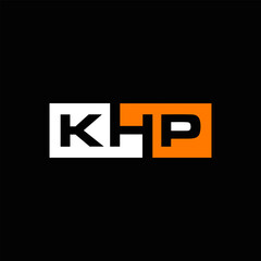 KHP et ,KHP logo. K H P design. White KHP letter. KHP, K H P letter logo design. Initial letter KHP letter logo set, linked circle uppercase monogram logo. K H P letter logo vector design.