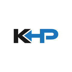 Obraz premium KHP et ,KHP logo. K H P design. White KHP letter. KHP, K H P letter logo design. Initial letter KHP letter logo set, linked circle uppercase monogram logo. K H P letter logo vector design. 
