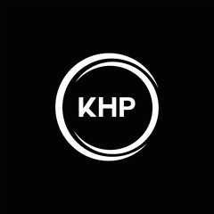 KHP et ,KHP logo. K H P design. White KHP letter. KHP, K H P letter logo design. Initial letter KHP letter logo set, linked circle uppercase monogram logo. K H P letter logo vector design.	