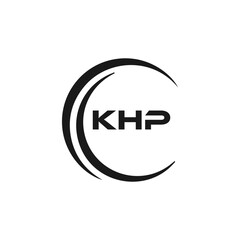 KHP et ,KHP logo. K H P design. White KHP letter. KHP, K H P letter logo design. Initial letter KHP letter logo set, linked circle uppercase monogram logo. K H P letter logo vector design.	