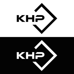 KHP et ,KHP logo. K H P design. White KHP letter. KHP, K H P letter logo design. Initial letter KHP letter logo set, linked circle uppercase monogram logo. K H P letter logo vector design.	