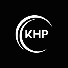 KHP et ,KHP logo. K H P design. White KHP letter. KHP, K H P letter logo design. Initial letter KHP letter logo set, linked circle uppercase monogram logo. K H P letter logo vector design.	