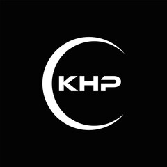 KHP et ,KHP logo. K H P design. White KHP letter. KHP, K H P letter logo design. Initial letter KHP letter logo set, linked circle uppercase monogram logo. K H P letter logo vector design.	