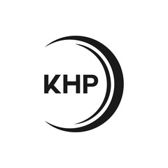 KHP et ,KHP logo. K H P design. White KHP letter. KHP, K H P letter logo design. Initial letter KHP letter logo set, linked circle uppercase monogram logo. K H P letter logo vector design.	
