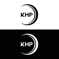 KHP et ,KHP logo. K H P design. White KHP letter. KHP, K H P letter logo design. Initial letter KHP letter logo set, linked circle uppercase monogram logo. K H P letter logo vector design.	