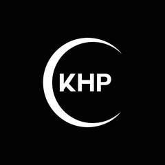 KHP et ,KHP logo. K H P design. White KHP letter. KHP, K H P letter logo design. Initial letter KHP letter logo set, linked circle uppercase monogram logo. K H P letter logo vector design.	