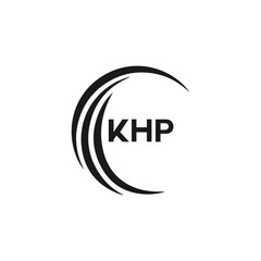 KHP et ,KHP logo. K H P design. White KHP letter. KHP, K H P letter logo design. Initial letter KHP letter logo set, linked circle uppercase monogram logo. K H P letter logo vector design.	