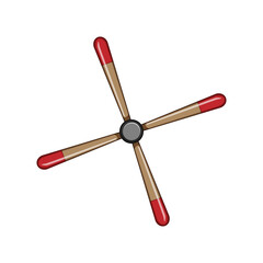 propeller propeller cartoon. rotor airplane, plane fan, ocean logo propeller propeller sign. isolated symbol vector illustration