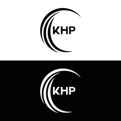 KHP et ,KHP logo. K H P design. White KHP letter. KHP, K H P letter logo design. Initial letter KHP letter logo set, linked circle uppercase monogram logo. K H P letter logo vector design.	