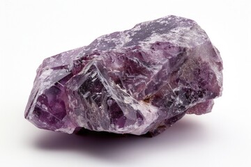 Obraz premium Calm Colors of Lepidolite: Macro Photography of Isolated Gemstone Mineralogy for Building Inner