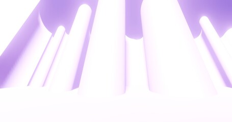 Abstract background curved pattern of design 3d render