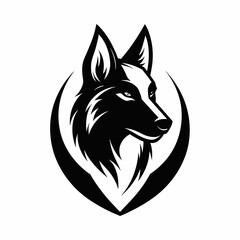  Vector illustration of an animal-dog head logo icon