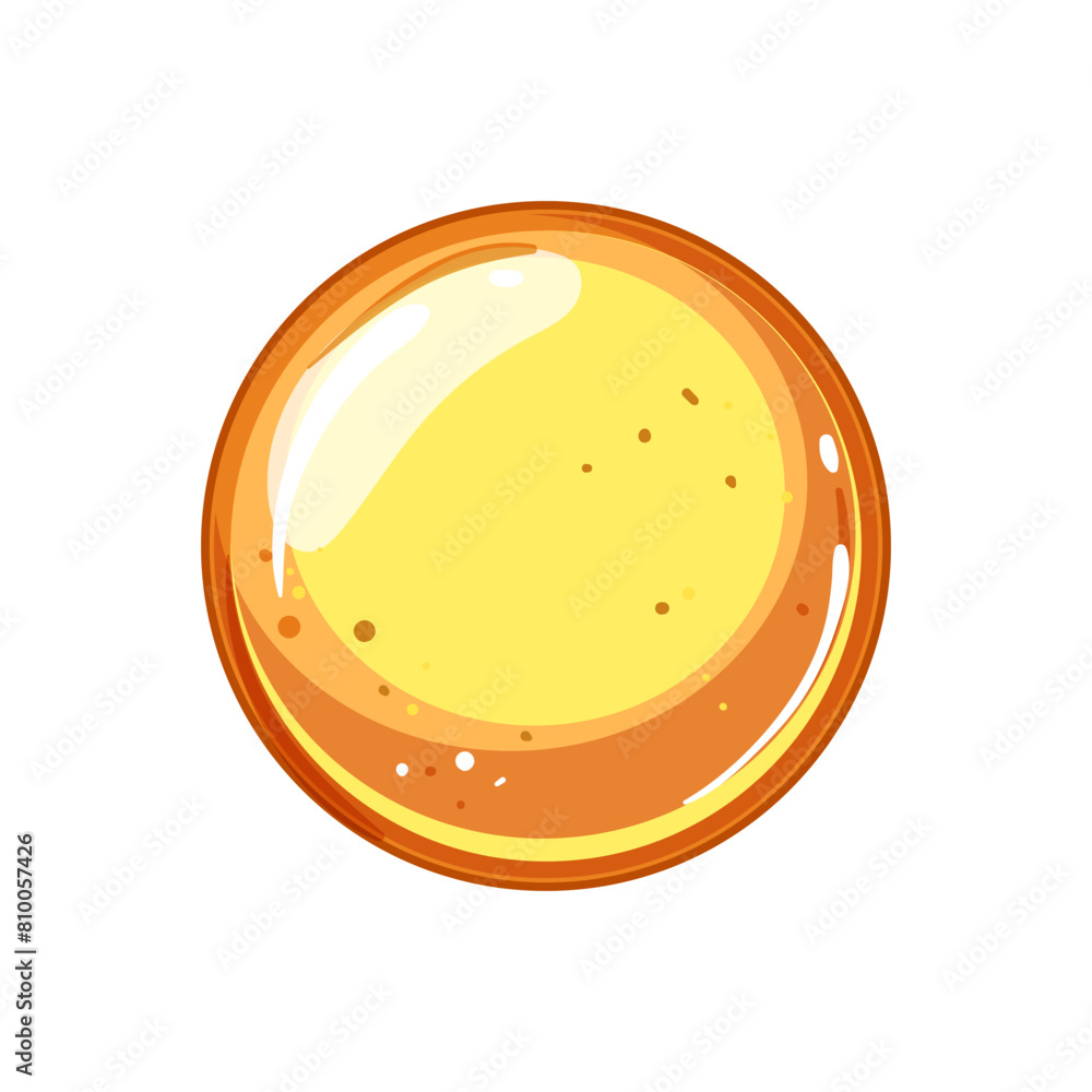 Poster interface round game button cartoon. web template, ui frame, app banner interface round game button 