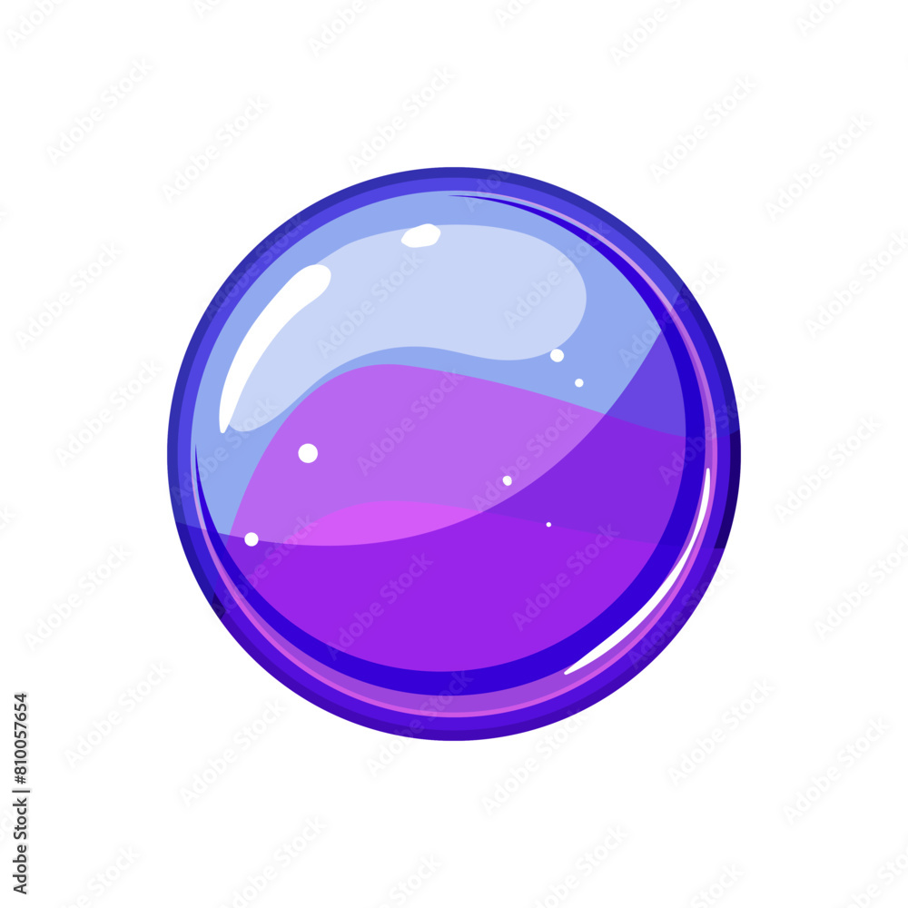 Poster frame round game button cartoon. app banner, download modern, menu sign frame round game button sign