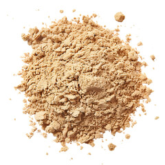 A pile of loose brown powder.