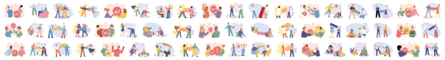 Personal zone vector illustration. Taking control our thoughts and actions gives us agency over our lives Personal attitudes shape our confidence levels Taking control our emotions reduces anxiety