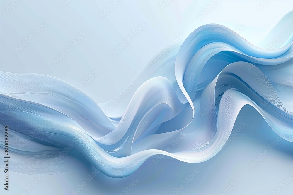 Poster stylish minimalistic modern light rotating background, abstract gradient smooth liquid wavy line mot