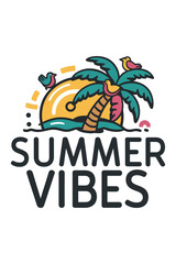 Summer t-shirt design, summer vacation t shirt design, beach vacation.