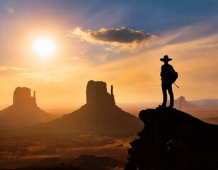 Fototapeta premium Rancher in the Field