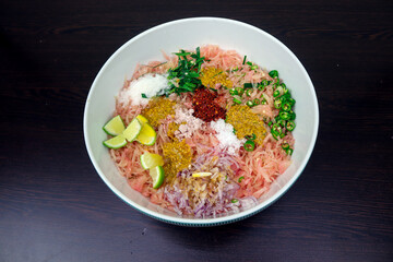 Pomelo Fruit Salad is a Refreshing Ensemble of Juicy Citrus, Vibrant Greens, and a Symphony of Flavorful Textures