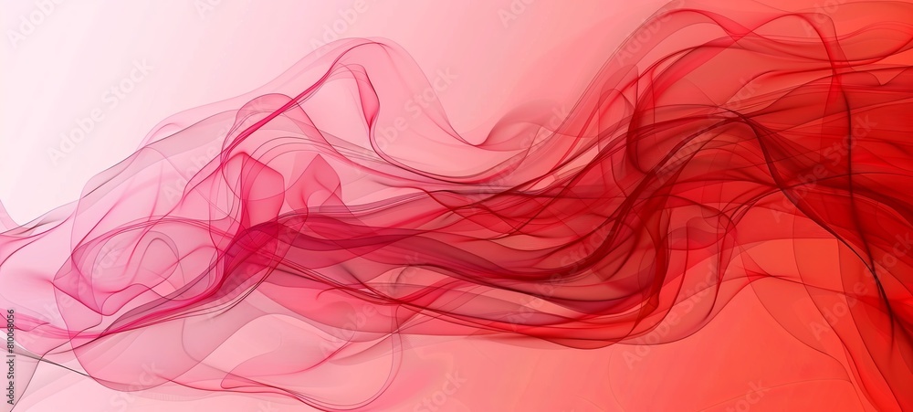 Poster red abstract background. dynamic composition. shadow drawing.