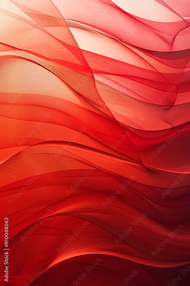 Poster red abstract background. dynamic composition. shadow drawing.