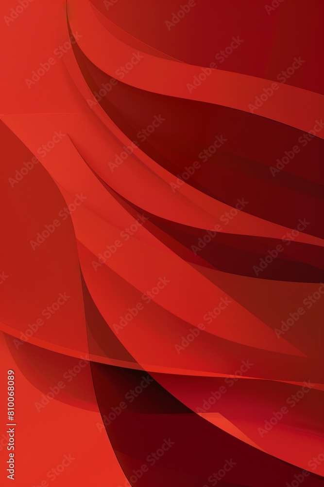 Poster red abstract background. dynamic composition. shadow drawing.
