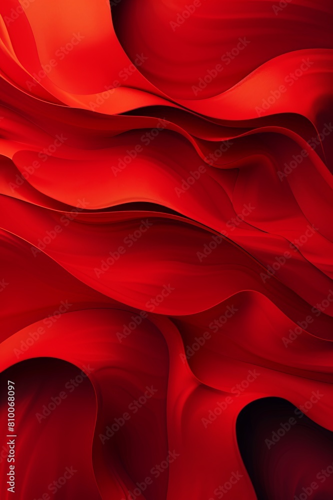 Poster red abstract background. dynamic composition. shadow drawing.