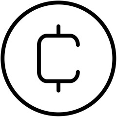 Cryptocurrency Coins Outline Icon Pack