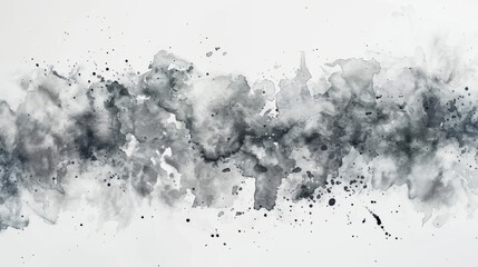 black watercolor abstract illustration design. black watercolor texture pattern artwork.