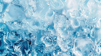 ice texture. Cracked ice.  frozen landscape with crystalline textures, creating a serene and chilly atmosphere