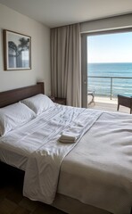Relaxing Seaside Bedroom with Ocean View