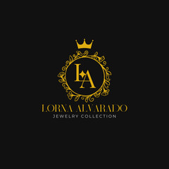 gold star logo design