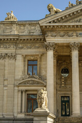  Belgium.Brussels.04.04.2024.Architectural monument in Belgium                  