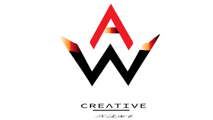 AW LOGO, PROFESSINOL DESIGN, DAWONLOUD FREE.