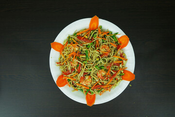 Prawn Noodles where succulent seafood and flavorful broth come together in a satisfying gastronomic adventure, perfect for comfort food or healthy meal time exploration
