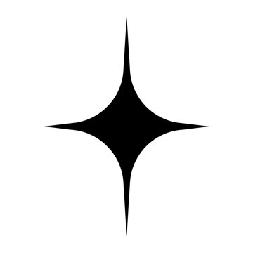 Shape, adesivo detalhe futur&iacute;stico em forma de estrela. Forma estrelada. Cor preta. S&iacute;mbolo geom&eacute;trico.