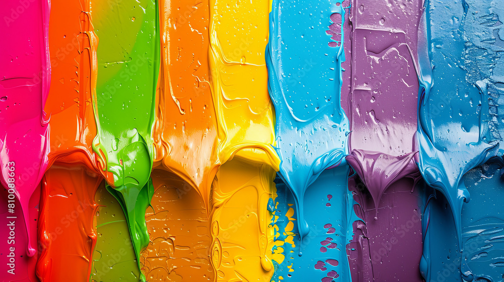 Poster the image features a stunning photorealistic scene filled with vibrant colors and intricate details,