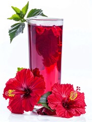 Refreshing and delicious hibiscus tea is a great way to cool down on a hot day. It is also a good source of antioxidants and has many health benefits.